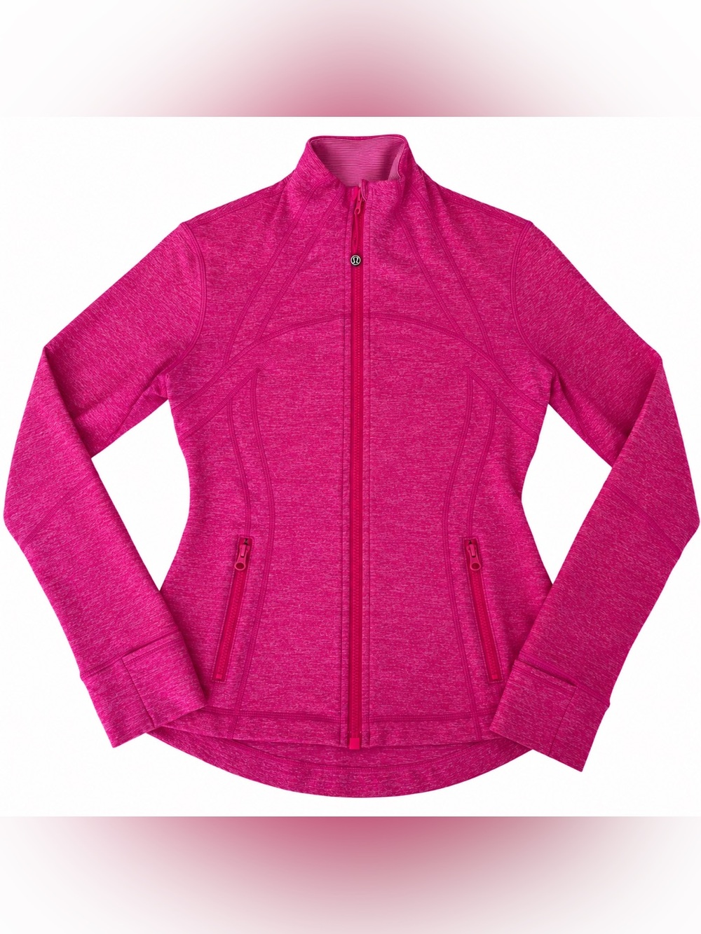 Lululemon Define Jacket Luon Heathered Dragonfruit Pink Size 8